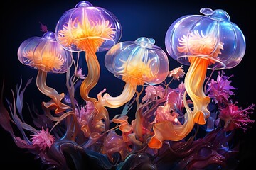 jellyfish in the water