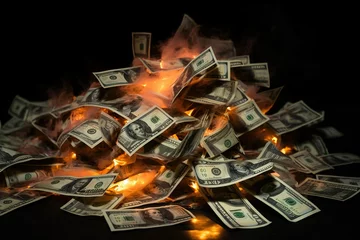 Foto op Aluminium bills on fire © BetterPhoto