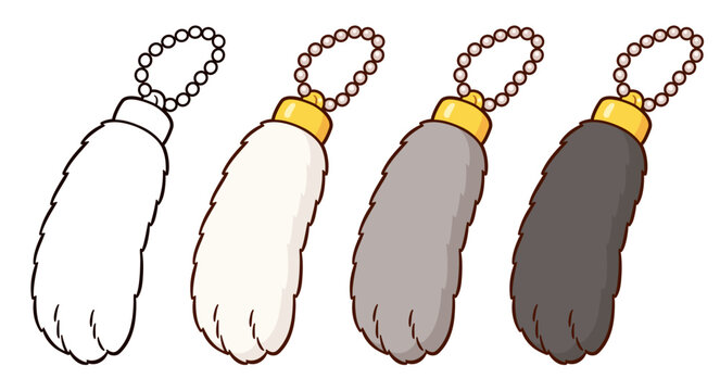 Lucky rabbit foot talisman drawing set