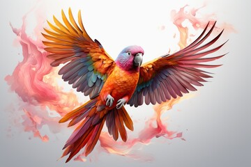 Fototapeta premium hummingbird and flower