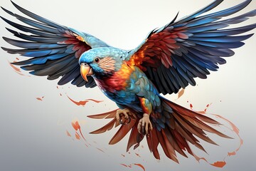 Obraz premium red and yellow macaw ara ararauna