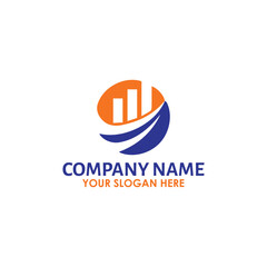 banking trading finance wallet logo design vector