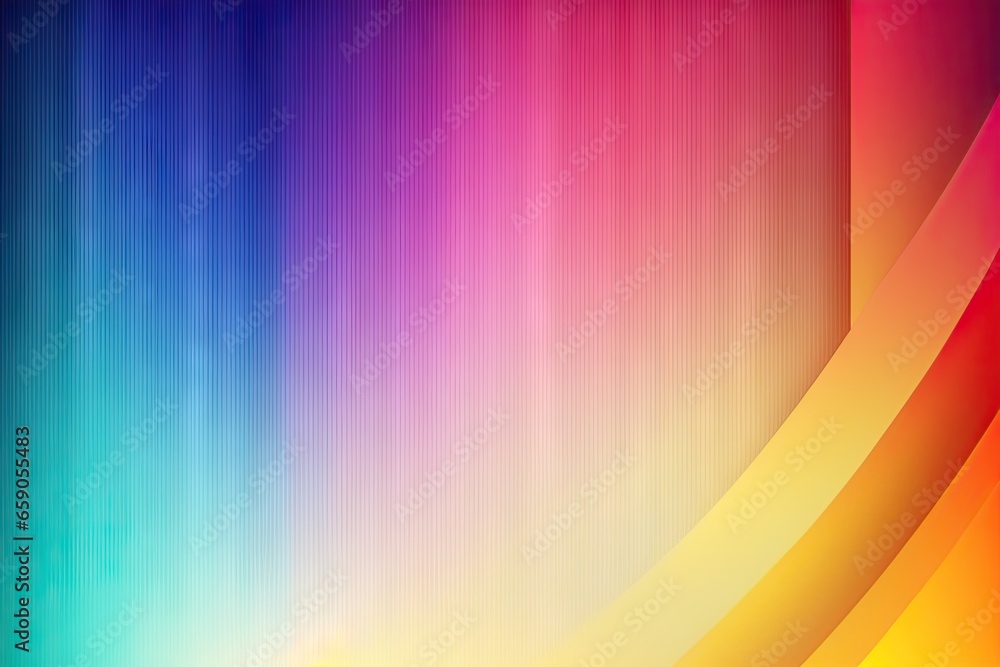 Poster abstract rainbow background with some smooth lines in it