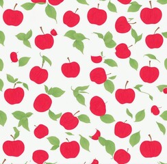 seamless pattern with strawberry