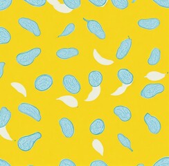 seamless background with eggs