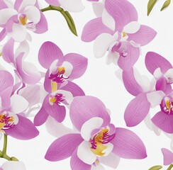 Fototapeta na wymiar orchid flowers background