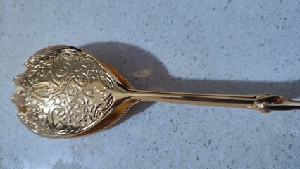 old silver spoon