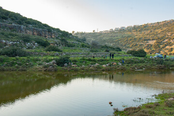 The beautiful Wadi Qana in Palestine