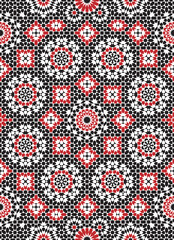 Seamless geometric pattern. Arabic style Zellij