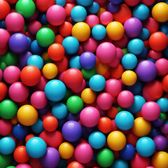Fototapeta na wymiar colorful ball background