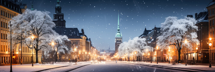 Scandinavian capitals shimmer with icy Christmas beauty under dusky skies 