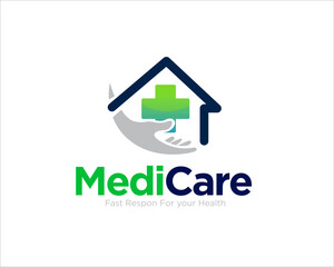 clinic medical health logo for medical service and hospital