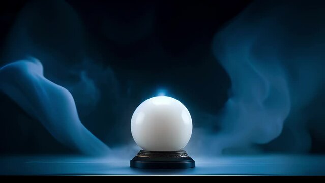 Mystic Oracle: Crystal Ball Enshrouded in Mist, Generative AI