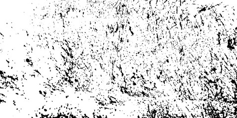 Grunge urban vector texture isolated on white background. Black abstract dirty or scratch aging gritty effect, scratch texture material or surface