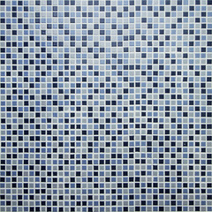 Blue mosaic tiles wall background	