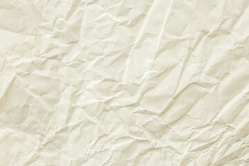Abstract old white crumpled and creased recycle paper texture background