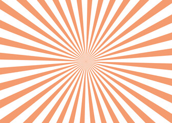 Swirl texture with stripes. Striped swirl background. Orange, beige, fashionable, stylish. Vector, horizontal.