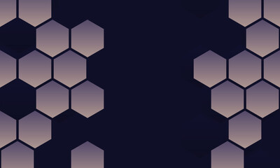 Technology background with hexagonal.