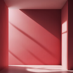 background with red curtains, Generative AI
