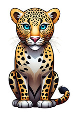 An enchanting African leopard