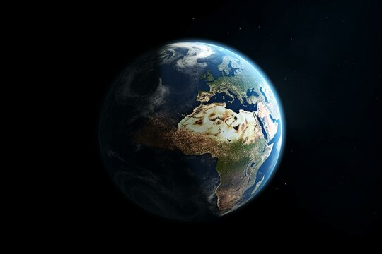 Image of Earth. Generative AI