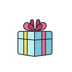 Vector Illustration of Gift Box