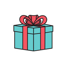 Vector Illustration of Gift Box