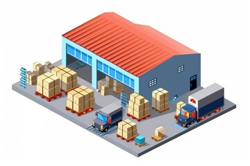 Warehouse for storage of various goods and equipment