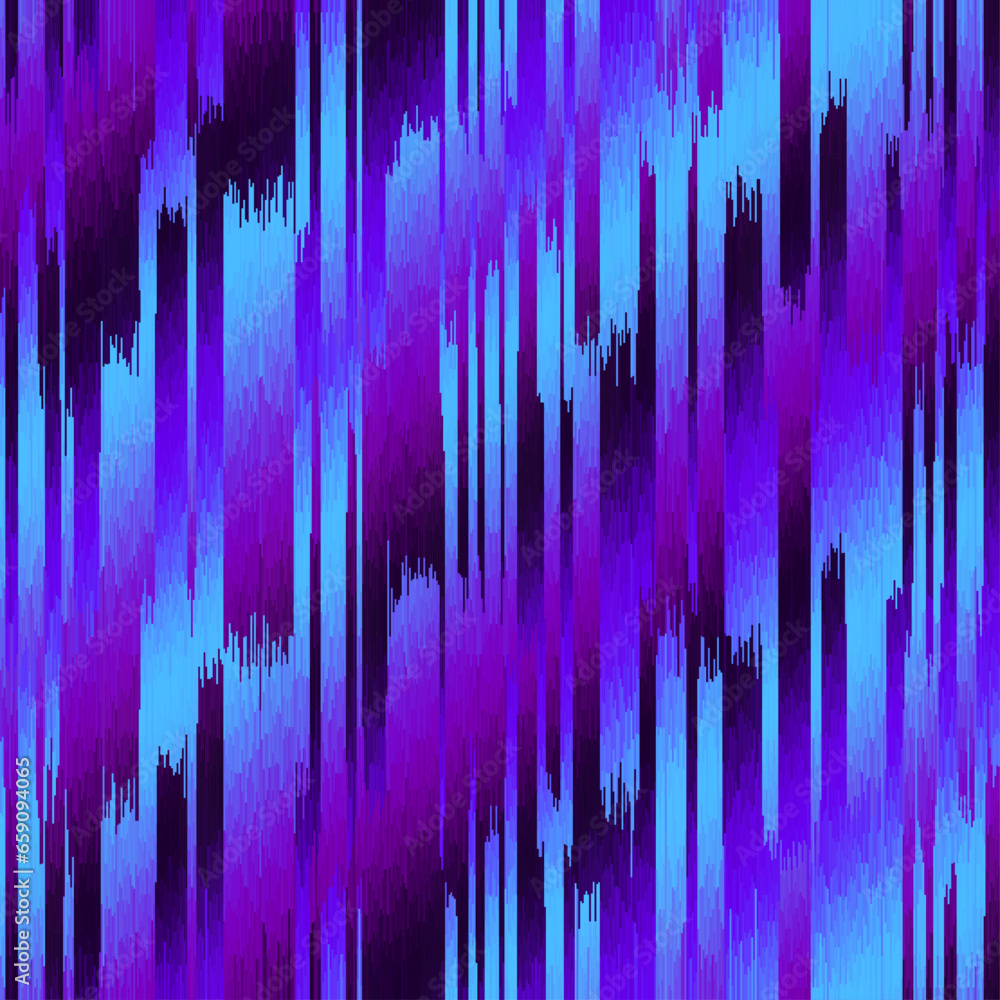 Poster Vector image with imitation of grunge melange lines texture. Seamless image