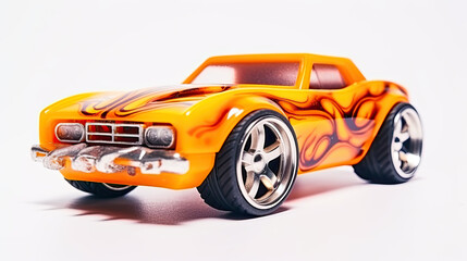 Fototapeta premium mini toy car isolated