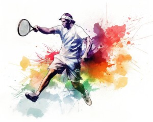 tennis player is an abstract tennis player.
