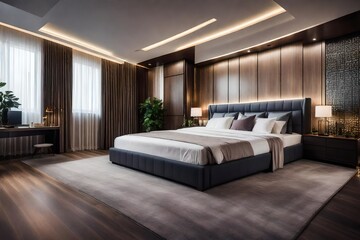 interior of a modern luxury bedroom