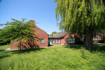 Former red cross building on the Akkerweg in the village of Moerkapelle