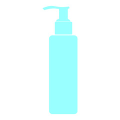 cosmetic pump bottles vector icon