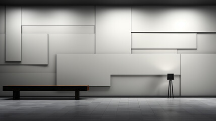 Abstract design with geometric shapes. Dirty grunge surface. Rough and modern with concrete textures.