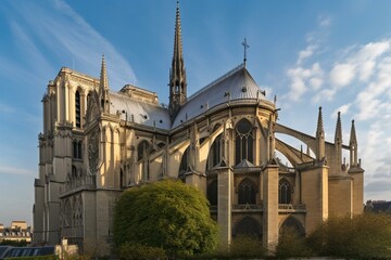 Fototapeta na wymiar the magnificent cathedral. Generative AI