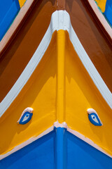 Marsaxlokk, Malta, May 2, 2023. One of the main attractions of Marsaxlokk are the famous colorful...