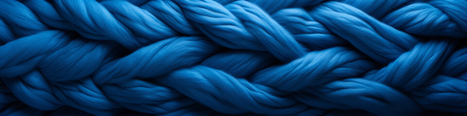 close up of blue wool - obrazy, fototapety, plakaty