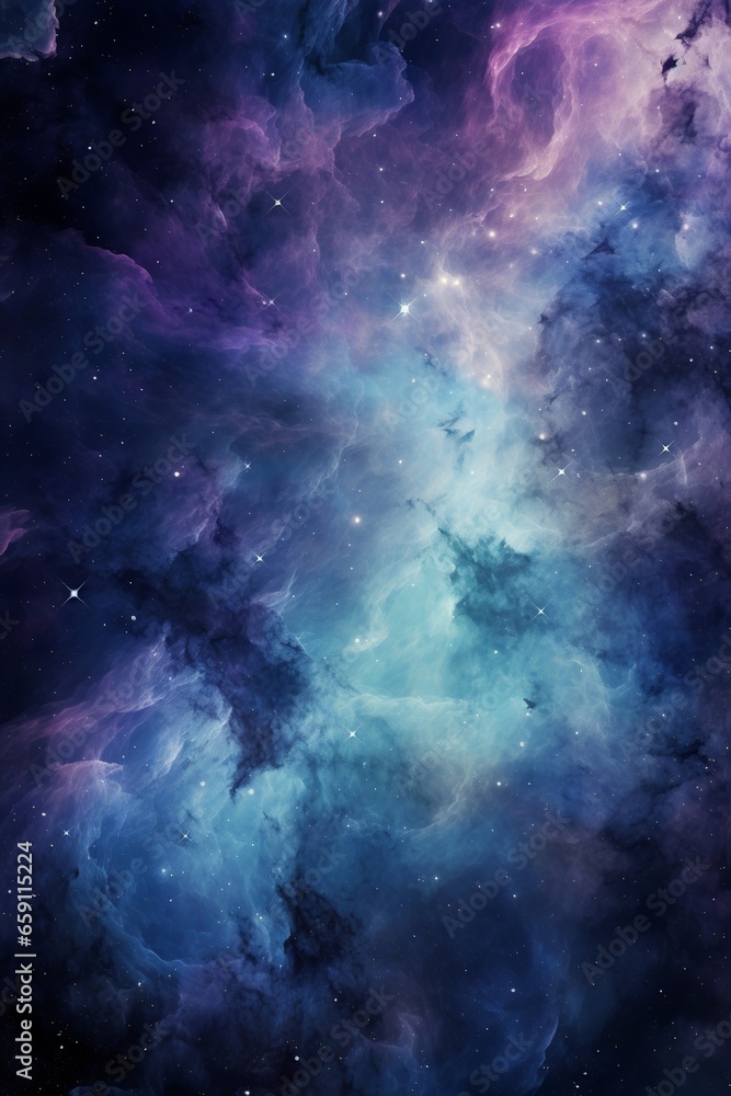Wall mural incredible abstract background of a colorful space galaxy cloud nebula. starry night cosmos. univers