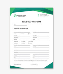 Vector vector admission form illustration of application form registration form