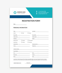 Vector vector admission form illustration of application form registration form