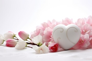 Naklejka na ściany i meble Romantic, love background, design for Valentine's day