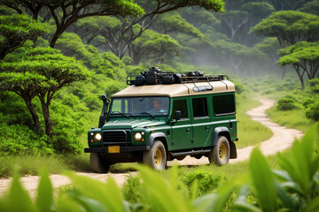 A group of travelers on a guided eco-tour