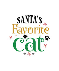 Cat Christmas Funny Round Svg Bundle,Cat Christmas Ornament Svg Bundle