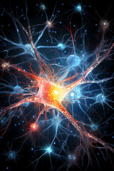 Neural Symphony: Network of Neurons in the Brain Highlighting Neural Connections