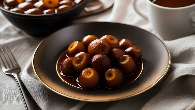 Rose water berry is a sweet dessert