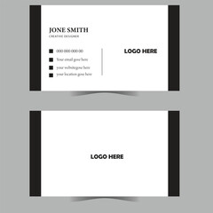 Fototapeta premium Business card designee, corporate Business card template. Business card, Minimal Business card 