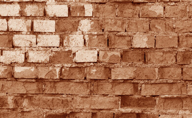 Abstract background of an old brick wall.