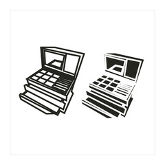 Juwelry box full of Christmas decorations on green backgroundElection Ballot BoxesClose-up of an open briefcase