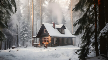 Beautiful winter illustration